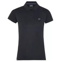 Camisa Polo New Style Feminina Four Rings Audi Preta Camisa Polo New Style Feminina Four Rings Audi Preta