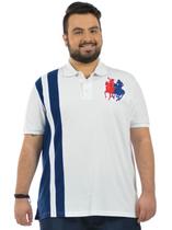 Camisa polo palco plus size fenomenal