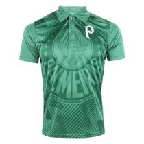 Camisa Polo Palmeiras Effect Logo Masculina Verde - SPR