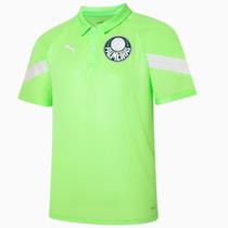 Camisa Polo Palmeiras Treino Verde Fluorescente 2023 Camisa Polo Palmeiras Treino Verde Fluorescente 2023