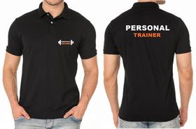 Camisa Polo Personal Trainer Bordado Masculina e Feminina