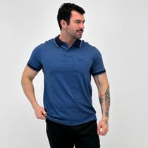 Camisa Polo Pierre Cardin com Bolso Manga Curta Masculina