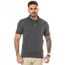 Camisa Polo Pima Chumbo - Adonis