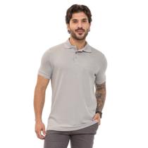 Camisa Polo Pima Cinza Tamanho:EGGCor:Cinza Camisa Polo Pima Cinza Tamanho:EGGCor:Cinza