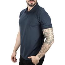 Camisa Polo Pima Reserva Azul Marinho