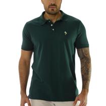 Camisa Polo Pima Verde Bandeira