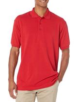 Camisa Polo Piqué de Manga Corta para Hombre Dickies Roja Talla S