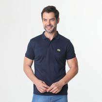 Camisa Pólo Piquet Azul Marinho - Ecko