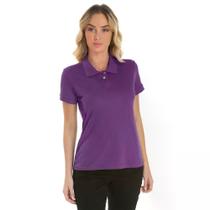 Camisa Polo Piquet Feminina Lisa Gola Polo