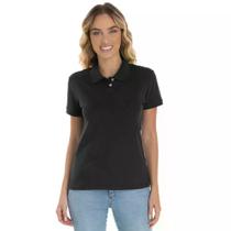 Camisa Polo Piquet Feminina Lisa Gola Polo