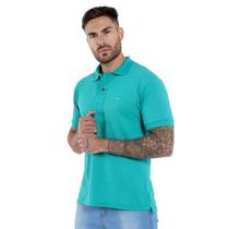 Camisa Polo Piquet Masculina Básica Manga Curta