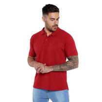 Camisa Polo Piquet Masculina Básica Manga Curta Camisa Polo Piquet Masculina Básica Manga Curta