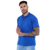 Camisa Polo Piquet Masculina Básica Manga Curta