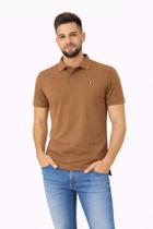 Camisa Polo Piquet Masculina La Rossi Bege Tofu e Khaki Premium Camisa Polo Piquet Masculina La Rossi Bege Tofu e Khaki Premium