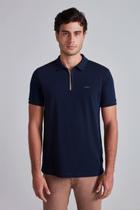 Camisa Polo Piquet Slim Fit - Azul Marinho Camisa Polo Piquet Slim Fit - Azul Marinho