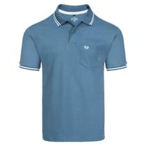 Camisa Polo Plus Masc. Meia Malha C/ Bolso Vilejack VMPG0110