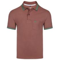 Camisa Polo Plus Masc. Meia Malha C/ Bolso Vilejack VMPG0110