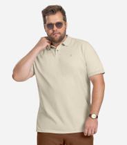 Camisa Polo Plus Size Algodão Diametro Malha Favo - Cores
