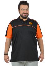 Camisa polo plus size diamante fenomenal (sem elasticidade)