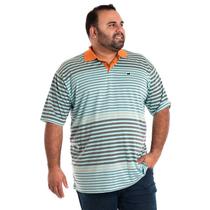 Camisa Polo Plus Size Listrada 1185012