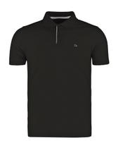 Camisa Polo Plus Size Manga Curta Masculina 007000009 Ogochi Preta