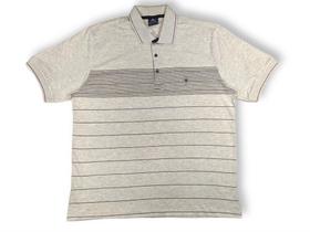Camisa Polo Plus Size Masculina 2737 c/listras e Botões diferenciados 100% algodão