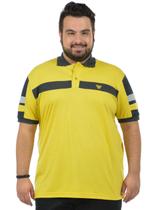 Camisa polo plus size ouro fenomenal(sem elasticidade)