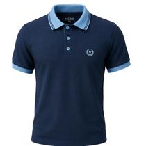 Camisa Polo Plus Size Vilejack Lisa Bordado Peito Conforto Camisa Polo Plus Size Vilejack Lisa Bordado Peito Conforto