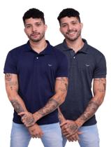 Camisa Polo Preta Naralise Modas Macia e confortável Camisa Polo Preta Naralise Modas Macia e confortável