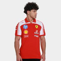 Camisa Polo Puma Scuderia Ferrari Camisa Polo Puma Scuderia Ferrari