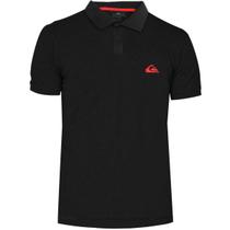 Camisa Polo Quiksilver Embroidery Preta