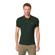 Camisa Polo Reserva Enxuto Friso Unico Masculina Verde Camisa Polo Reserva Enxuto Friso Unico Masculina Verde