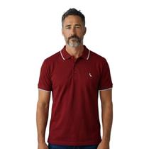 Camisa Polo Reserva Enxuto Friso Unico Vermelho Canela Camisa Polo Reserva Enxuto Friso Unico Vermelho Canela