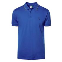 Camisa Polo Reserva Enxuto Novo Friso Masculino Azul Camisa Polo Reserva Enxuto Novo Friso Masculino Azul