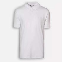 Camisa Polo Reserva Piquet Algodão PIMA Masculina Branca