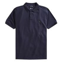 Camisa Polo Reserva Piquet Algodão PIMA Masculina Marinho