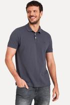 Camisa Polo Reserva Piquet Básica Fuligem - Cor Cinza - Tamanho XL/GG Camisa Polo Reserva Piquet Básica Fuligem - Cor Cinza - Tamanho XL/GG