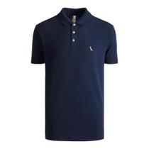 Camisa Polo Reserva Piquet Basica Masculino Azul Marinho Camisa Polo Reserva Piquet Basica Masculino Azul Marinho