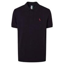 Camisa Polo Reserva Piquet Class Red Bird Masculina Preta
