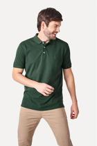 Camisa Polo Reserva Piquet Clássica Verde Floresta Camisa Polo Reserva Piquet Clássica Verde Floresta
