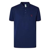 Camisa Polo Reserva Piquet Pica Pau Masculino Azul Marinho