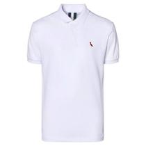 Camisa Polo Reserva Piquet Pica Pau Masculino Branco