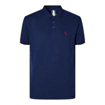 Camisa Polo Reserva Regular Piquet Basic Masculino Marinho