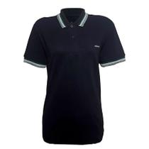 Camisa Polo Retilínea Listras Manga Curta Colcci Camisa Polo Retilínea Listras Manga Curta Colcci