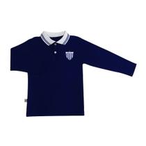 Camisa polo revedor avaí piquet manga longa menino royal - infantil 1,2,3