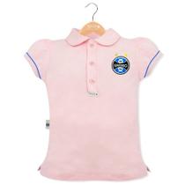 Camisa polo revedor grêmio menina rosa - infantil 1,2,3