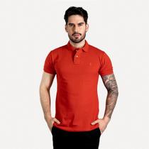 Camisa Polo RL Monocromática Vermelha