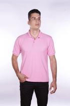 Camisa polo rosa claro Rocha Store Camisa polo rosa claro Rocha Store