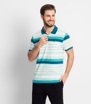 Camisa Polo Rovitex Listrada Masculina Comfort Fit