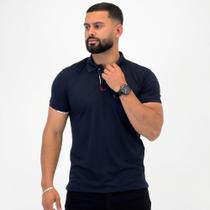 Camisa Polo Sallo Manga Curta com Botão Masculina